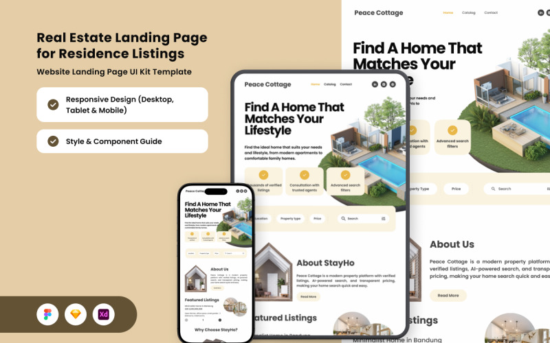 Peace Cottage – Page d'accueil de l'immobilier