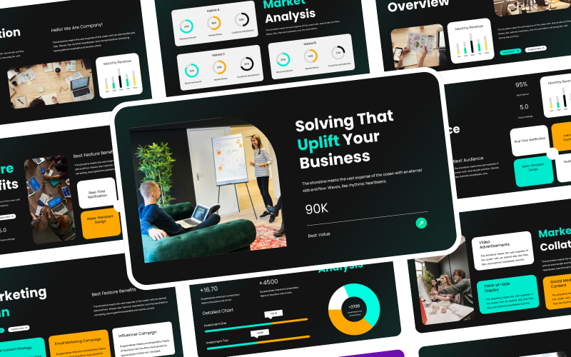 Resolução - Apresentação de PowerPoint de negócios