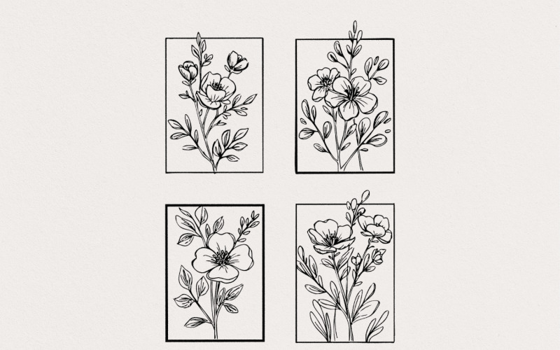 Floral PNG Digital Download, Flowers PNG, Minimalist PNG, Boho PNG, Sublimation Designs, Mama PNG,