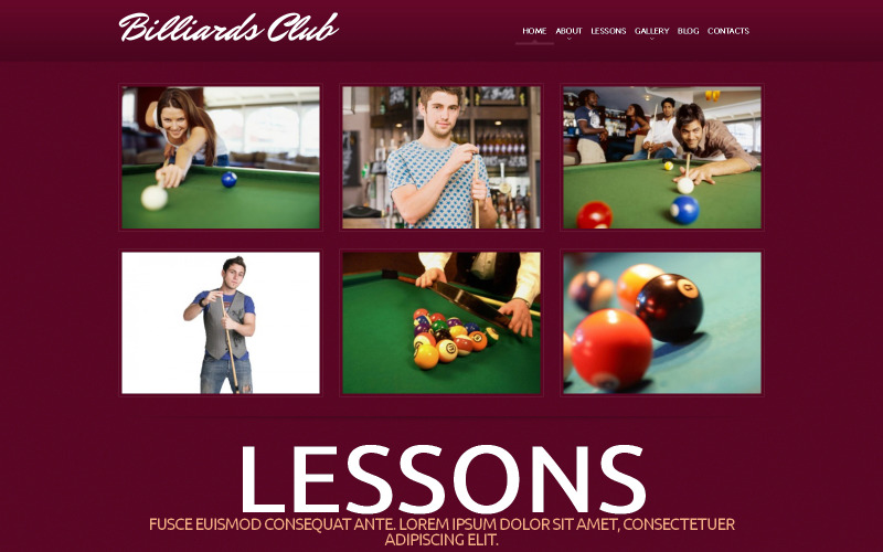 Biljart Responsive WordPress Theme