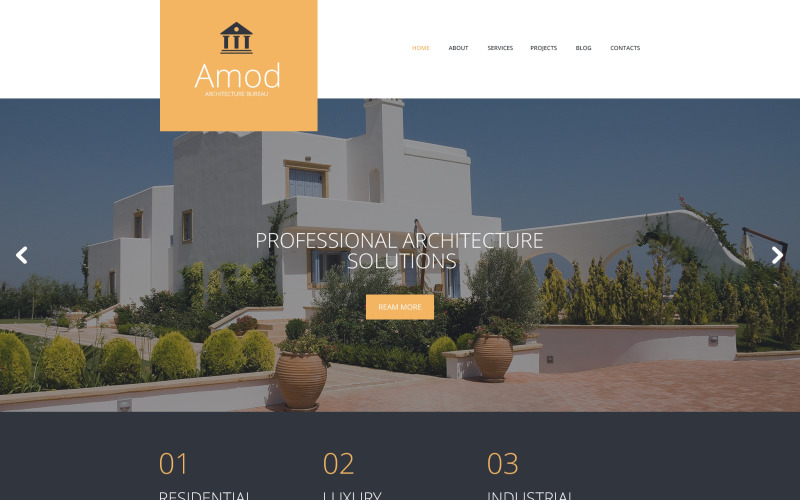 pro construction office wordpress тема