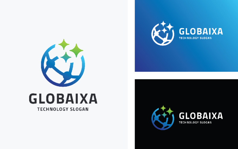 Логотип глобального искусственного интеллекта