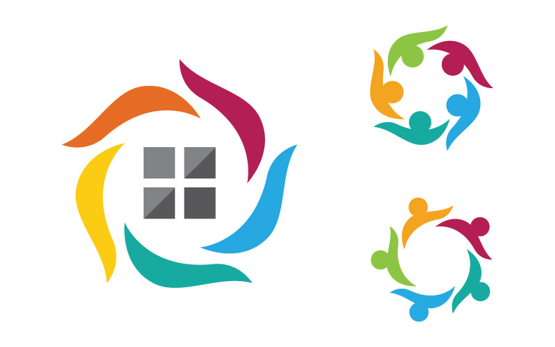 Progettazione del logo sociale e della rete di comunità di cura del gruppo di persone v.17