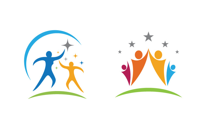Progettazione del logo sociale e della rete di comunità di cura del gruppo di persone v.22