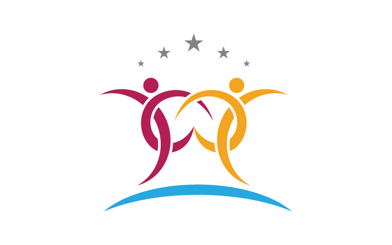 Progettazione del logo sociale e della rete di comunità di cura del gruppo di persone v.44