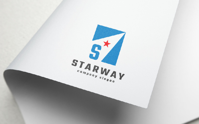 Logo aziendale lettera S di Star Way