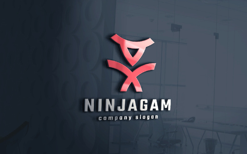 Ninja Gamer Logo Pro Template