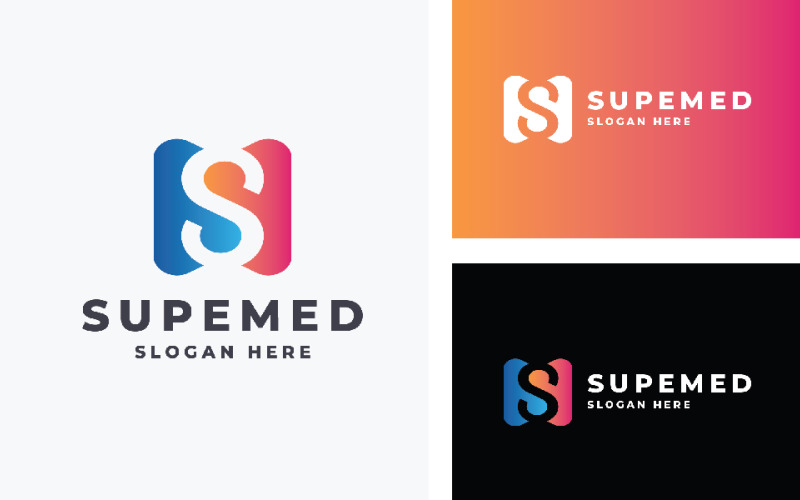 Super Media Letter S Company Logo