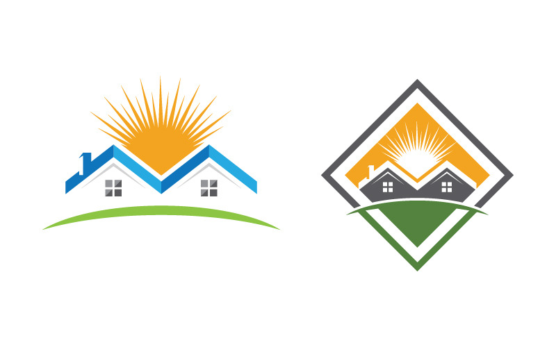 Home Proprietà industriale concetto icona logo illustrazione v.59