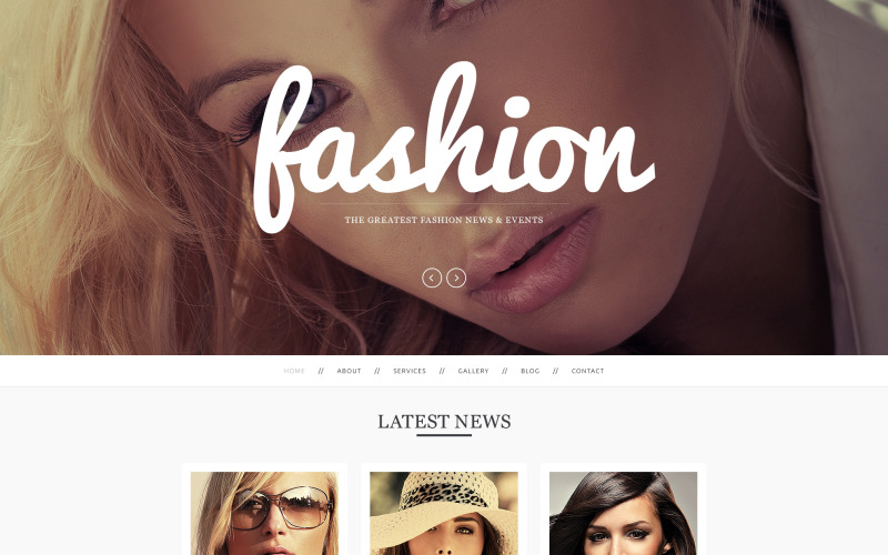 Modello Drupal di moda