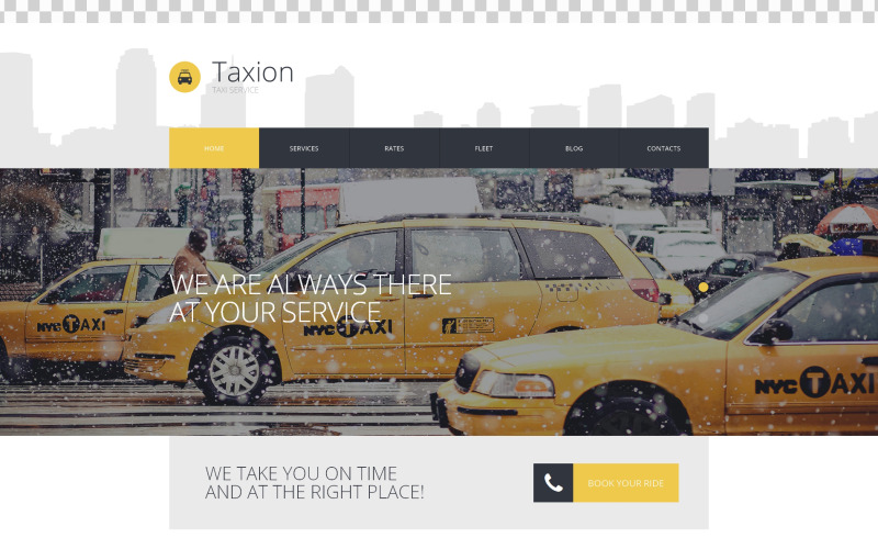 Тема WordPress для Fast and Furious Cabs