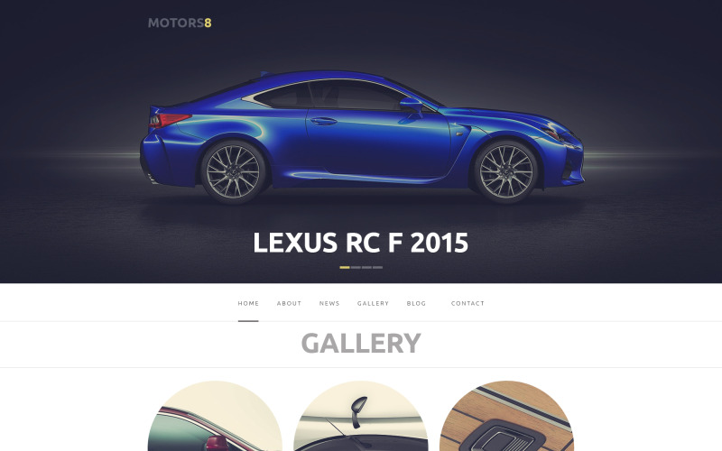 Thème WordPress adaptatif pour la voiture