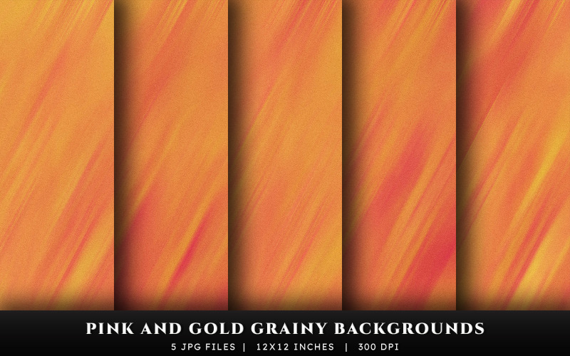 粉色和金色颗粒状纹理背景