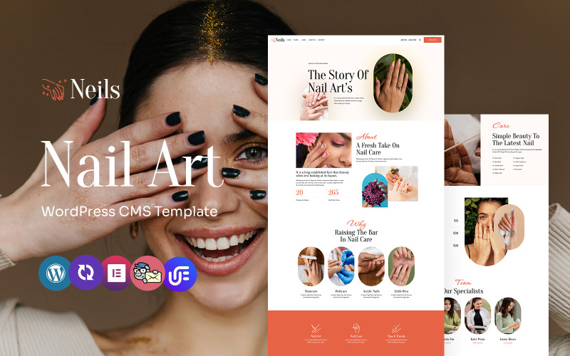 Neils – Mehrzweck-WordPress-Elementor-Theme für Nagellack und -entferner