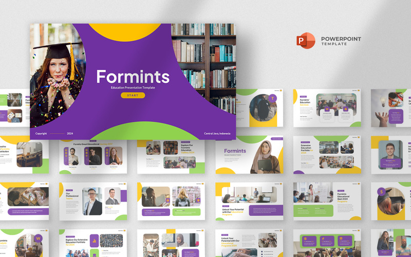 Formints - 大学和教育 Powerpoint 模板