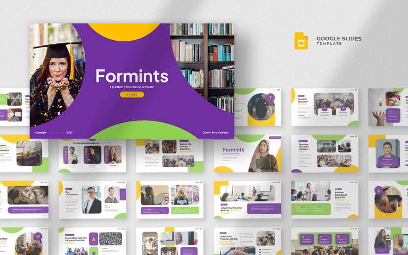 Formints – Egyetem és oktatás Google Diák sablon
