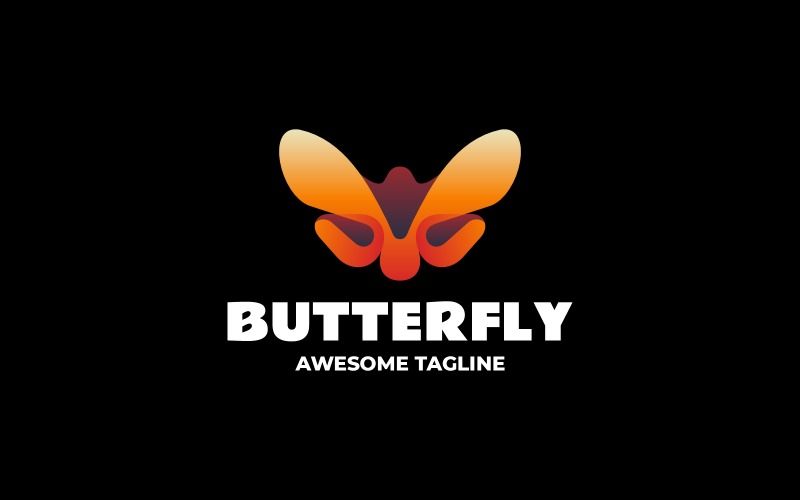 Butterfly Gradient Colorful Logo 26