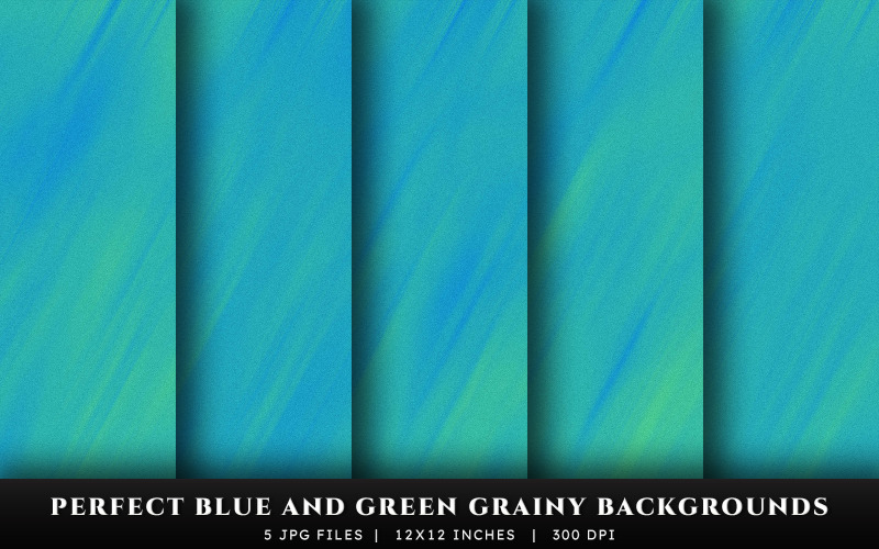 Perfektní modré a zelené zrnité textury pozadí