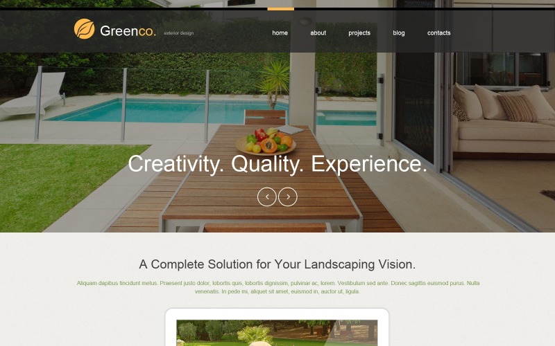 внешний дизайн muse шаблон