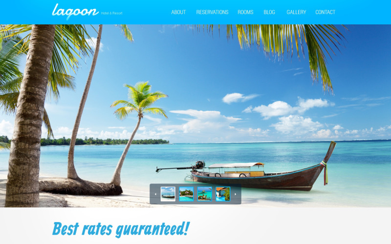 Hotels Responsive Web Sitesi Şablonu