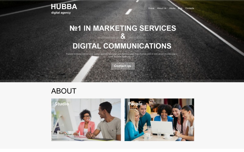 шаблон маркетингового агентства muse