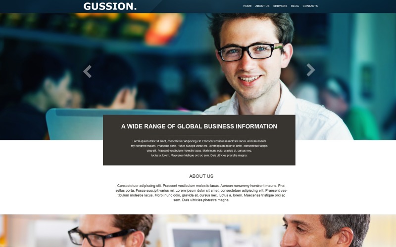 Muse-sjabloon voor bedrijven en diensten