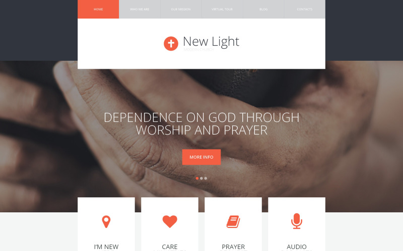 Verlichting Faith WordPress Theme