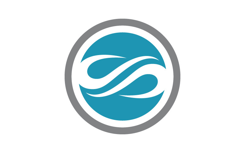 Infinity Design Vector pictogram illustratie Logo sjabloon v.5