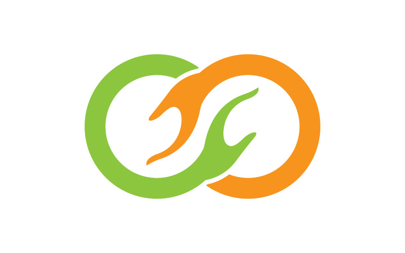 Infinity Design Vector icon illustration Logo template v.8