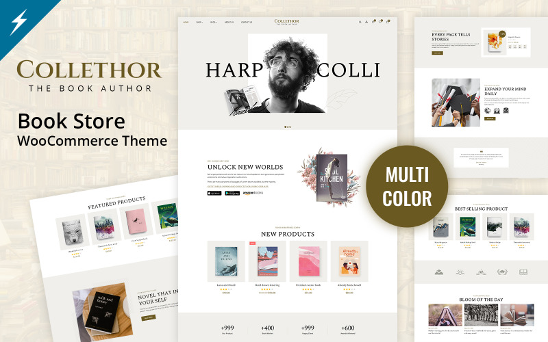 Collethor – WooCommerce-WordPress-Theme für Buchhandlungen