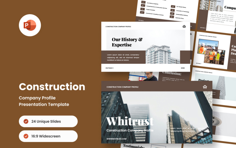 Corporate Construction PowerPoint Presentation