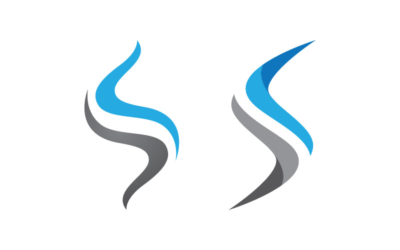 Modello vettoriale di progettazione del logo della lettera S aziendale v.24