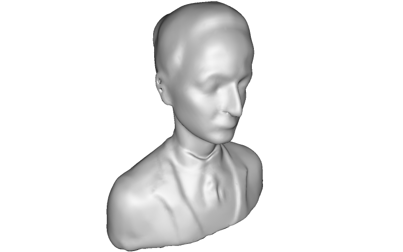 Бесплатная 3D-модель для печати бюста с формальным бюстом