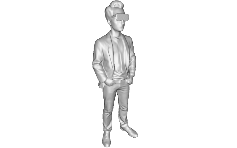 Modelo de impresión 3D gratuito de confianza futurista