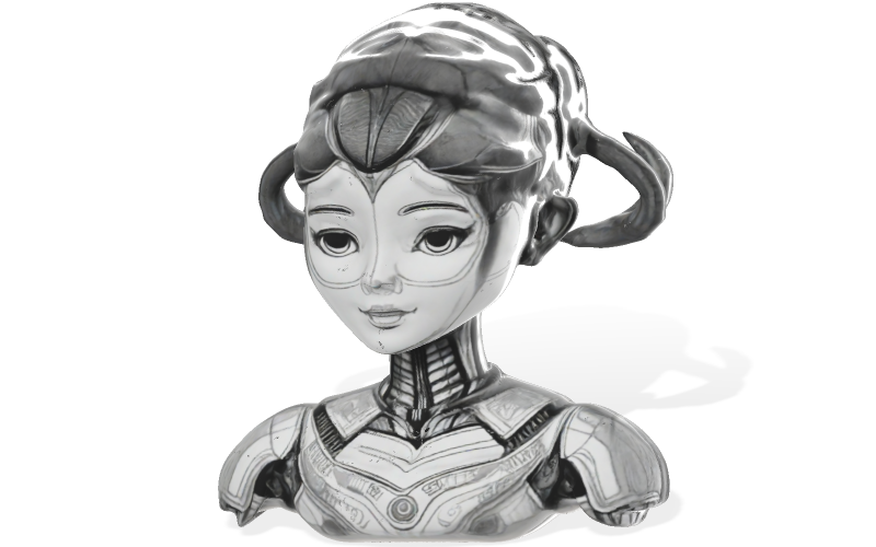 Stellar Guardian Bust 3D-model