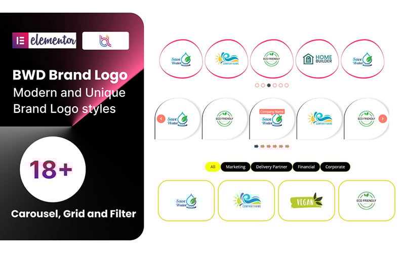 Brand Logo WordPress Plugin For Elementor