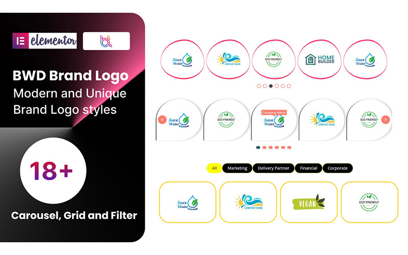 Elementor İçin Marka Logosu WordPress Eklentisi