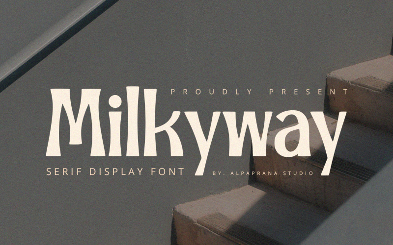 Milkyway - Serif-displaylettertype