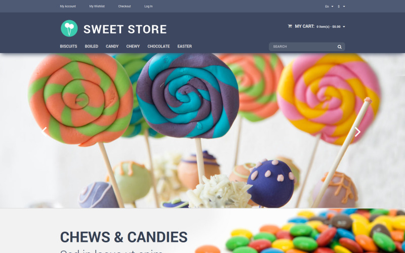 candy web store magento theme