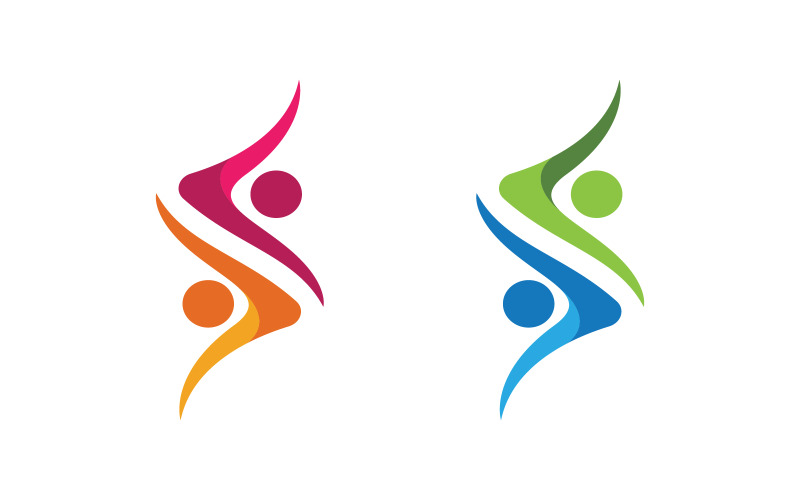 Progettazione del logo sociale e della rete di comunità di cura del gruppo di persone v.133