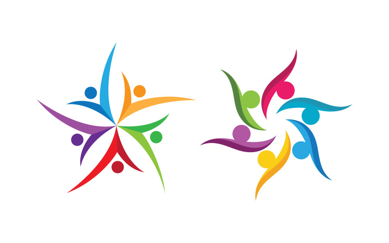 Progettazione del logo sociale e della rete di comunità di cura del gruppo di persone v.146