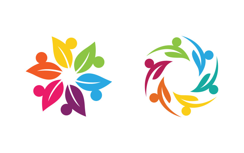 Progettazione del logo sociale e della rete di comunità di cura del gruppo di persone v.161