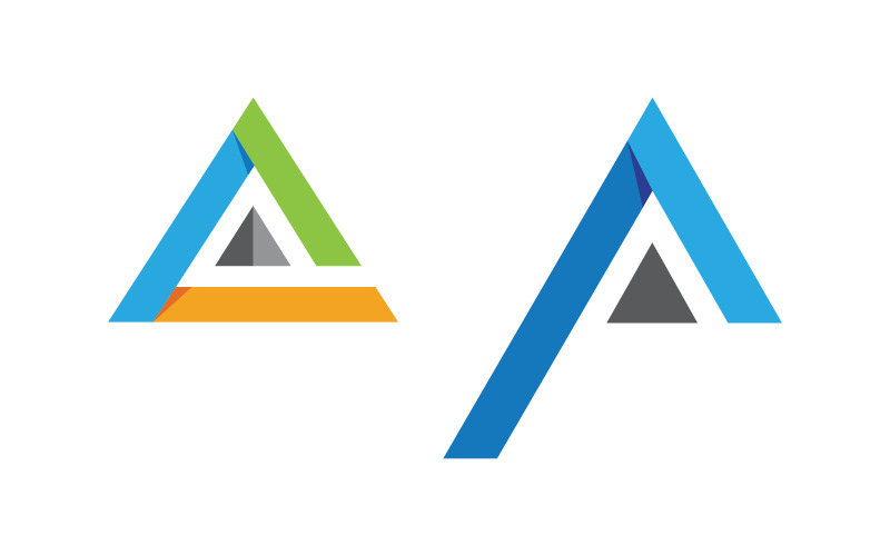 Un modello di progettazione del concetto aziendale del logo della lettera v.59