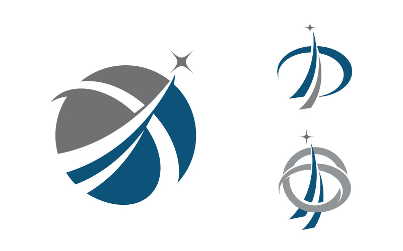 Business Finance koncept logotyp illustration design v.12