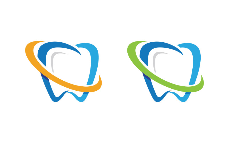 Dental Medical Care Logo ikon vektor designmall v.24