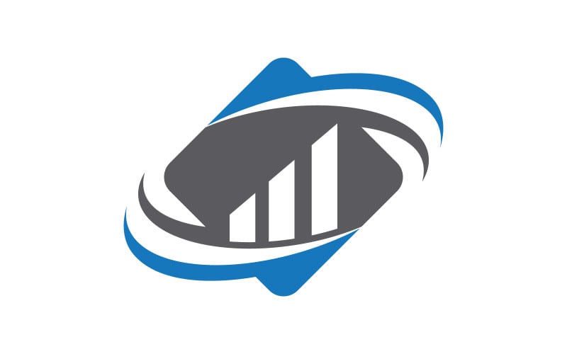 Дизайн иллюстрации логотипа концепции Business Finance v.11