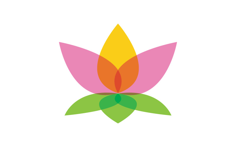 Lotus Logo Schoonheidssalon Cosmetische huidverzorging vector pictogram ontwerp v.23