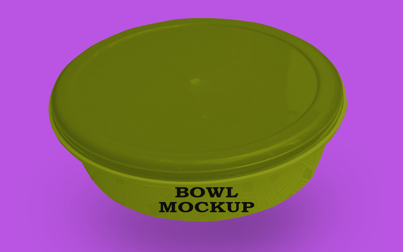 Bowl mockup Template Design - Tm 20