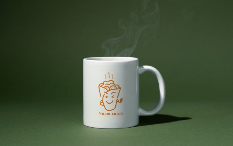 Foodie Mood Logo-Design-Vorlage
