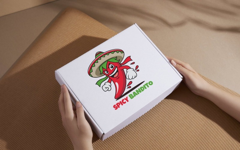 Spicy Bandito-Logo-Design-Vorlage